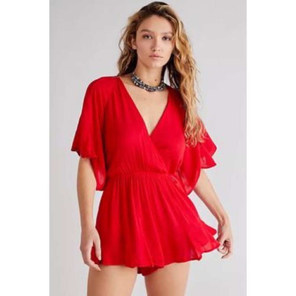 Free People Womens Romper Endless Summer Romantic X-Small